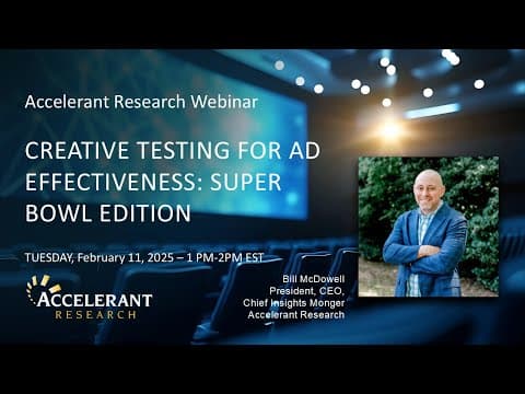 Creative Testing for Ad Effectiveness: Super Bowl Edition